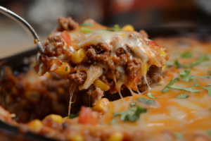 Ground Beef Enchilada Casserole