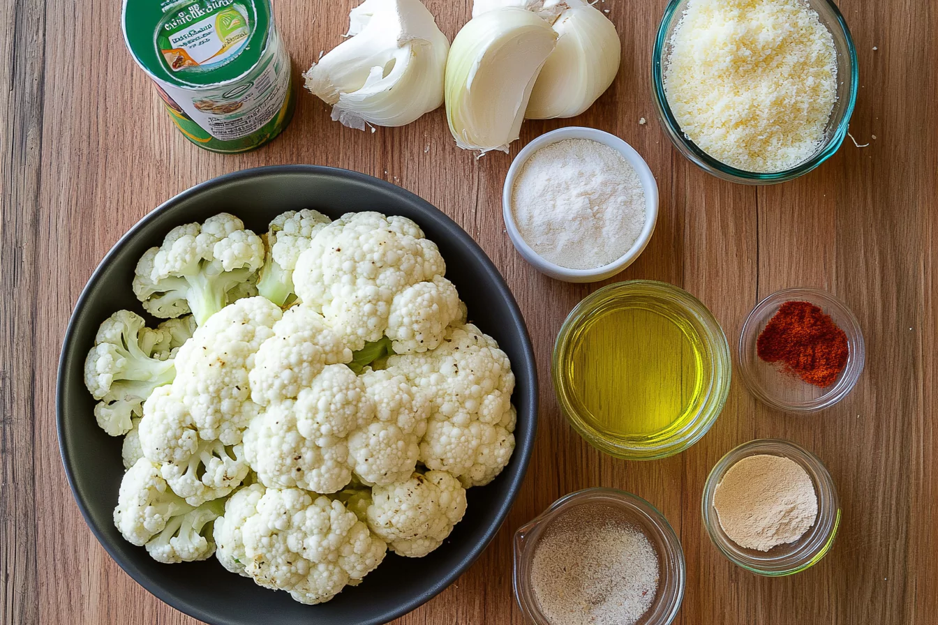 Roasted cauliflower with Parmesan
