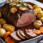 Roast Beef with Yorkshire Puddings,