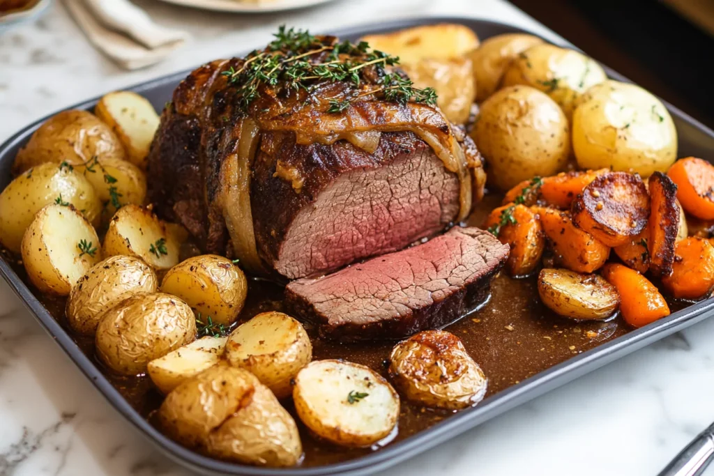 Roast Beef with Yorkshire Puddings