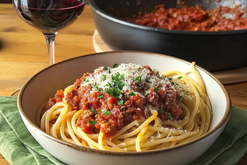 Homemade Spaghetti Sauce with Ground Beef