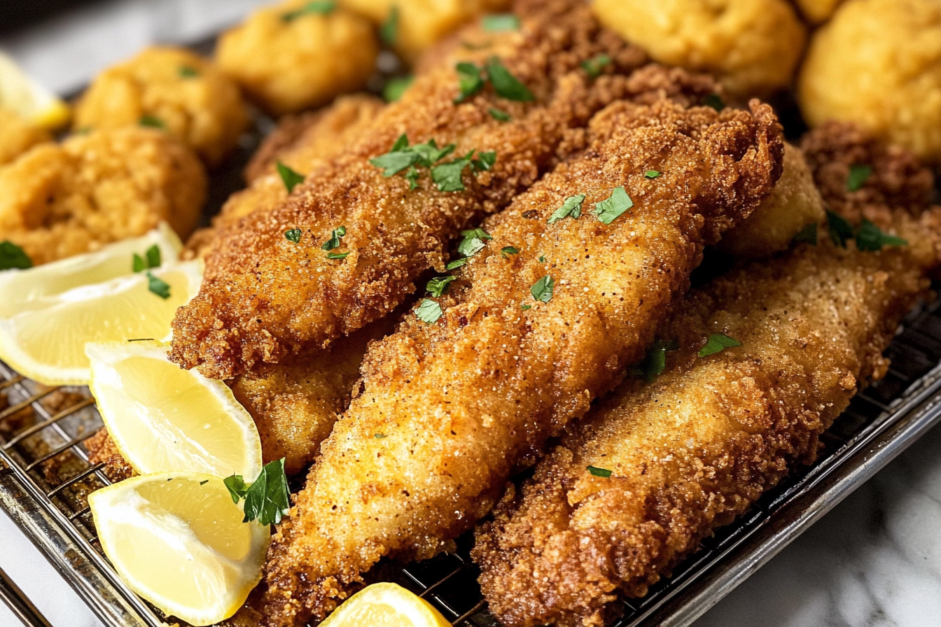 Crispy Fried Catfish Dish