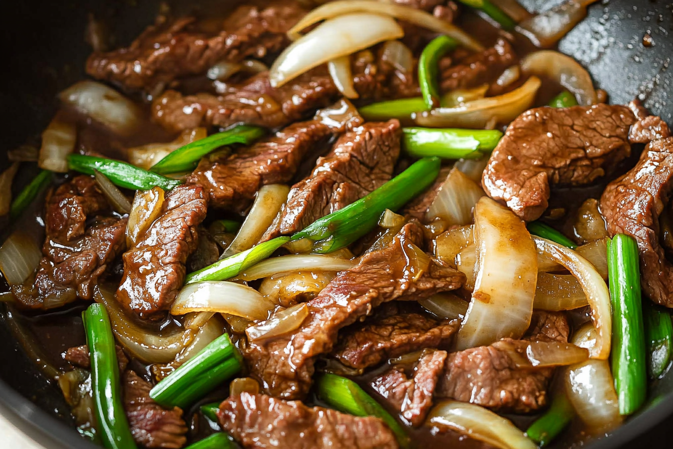 Chinese Beef and Onion Stir Fry Recipe