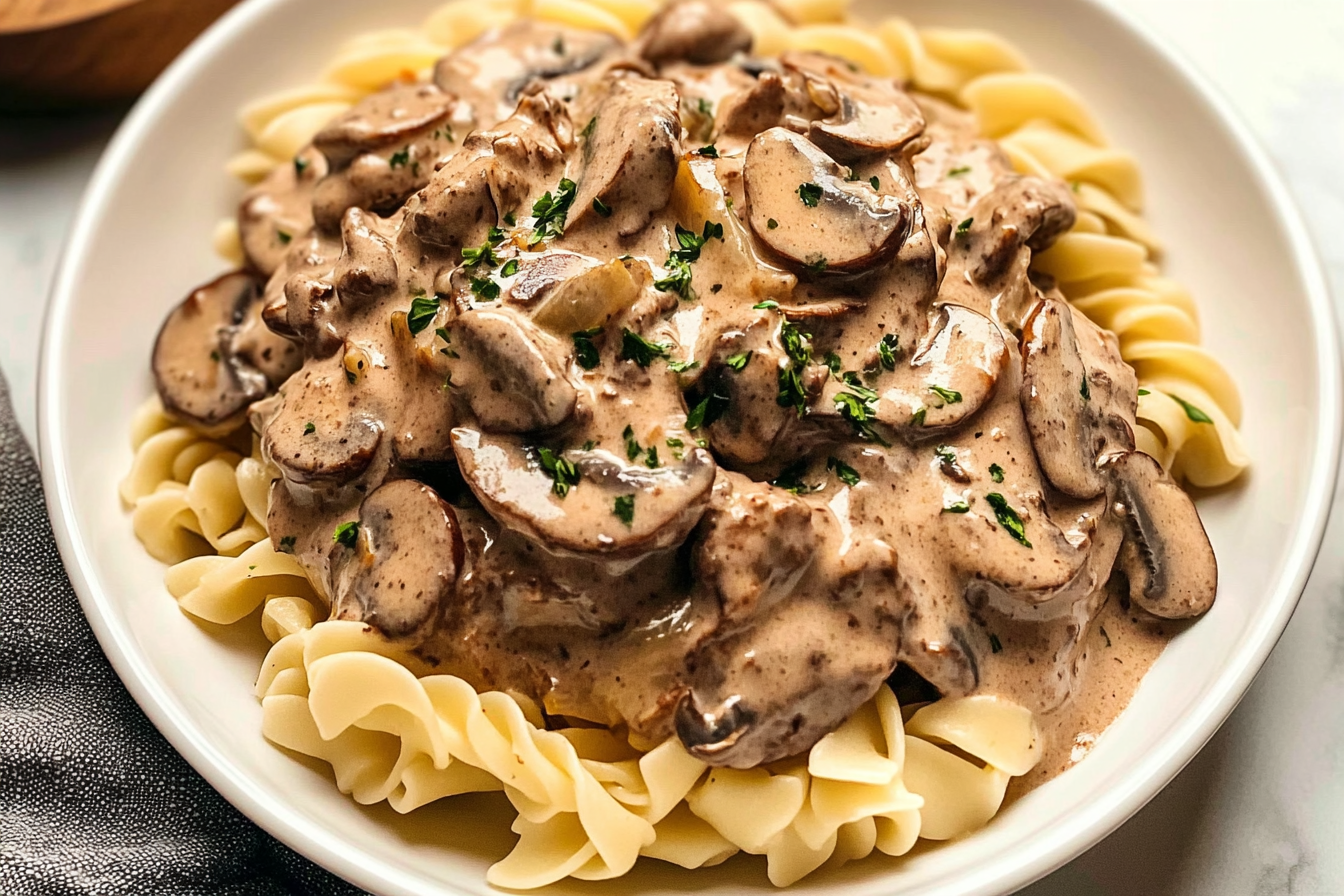 the Best Beef Stroganoff 