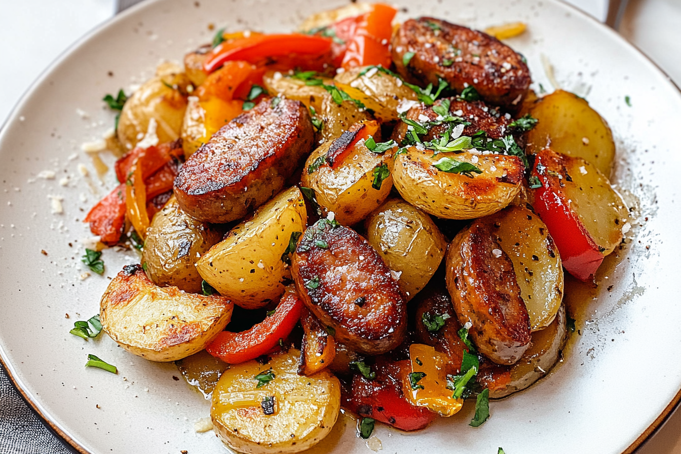 Smoked Sausage and Potato Skillet Recipe 