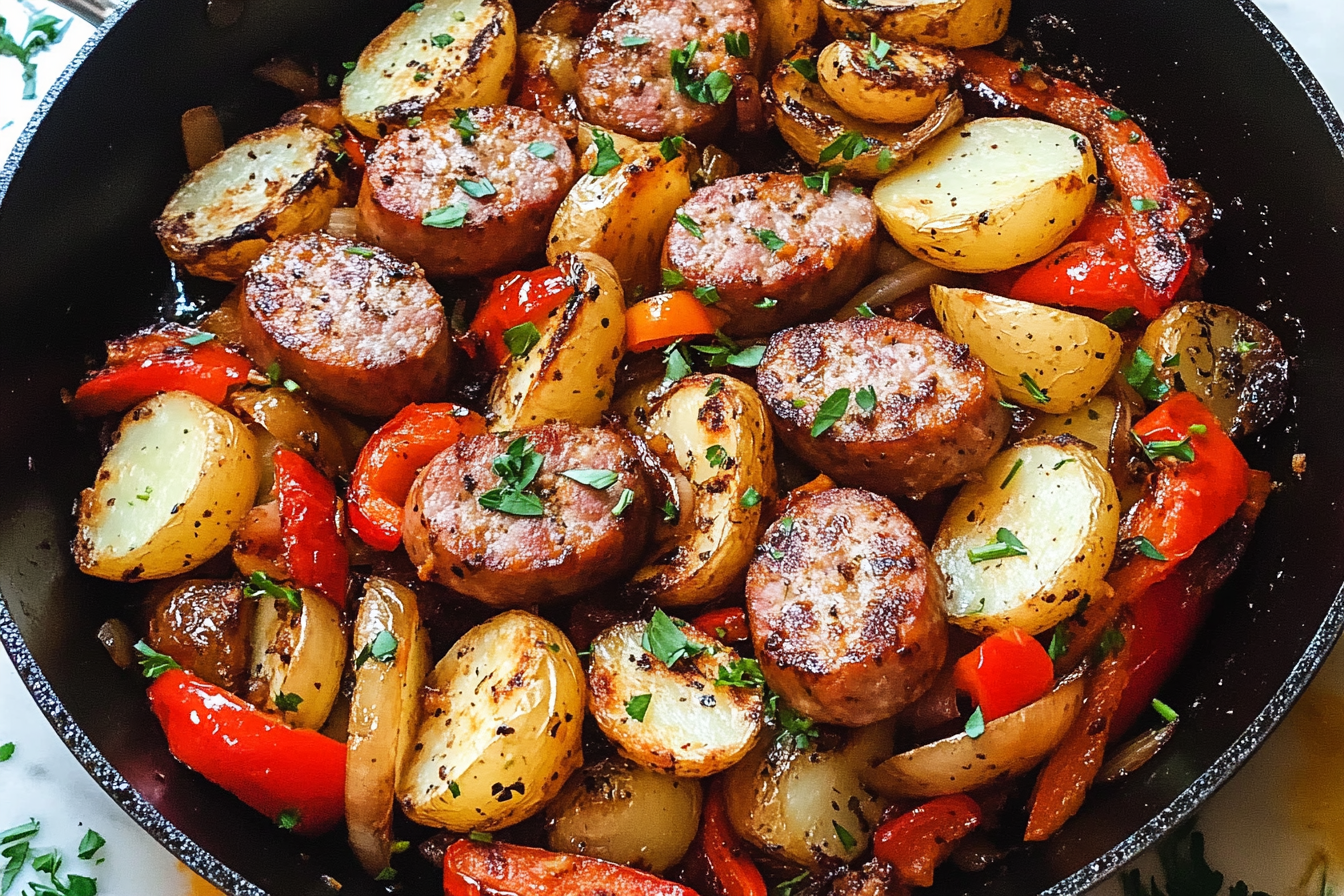 Smoked Sausage and Potato Skillet Recipe