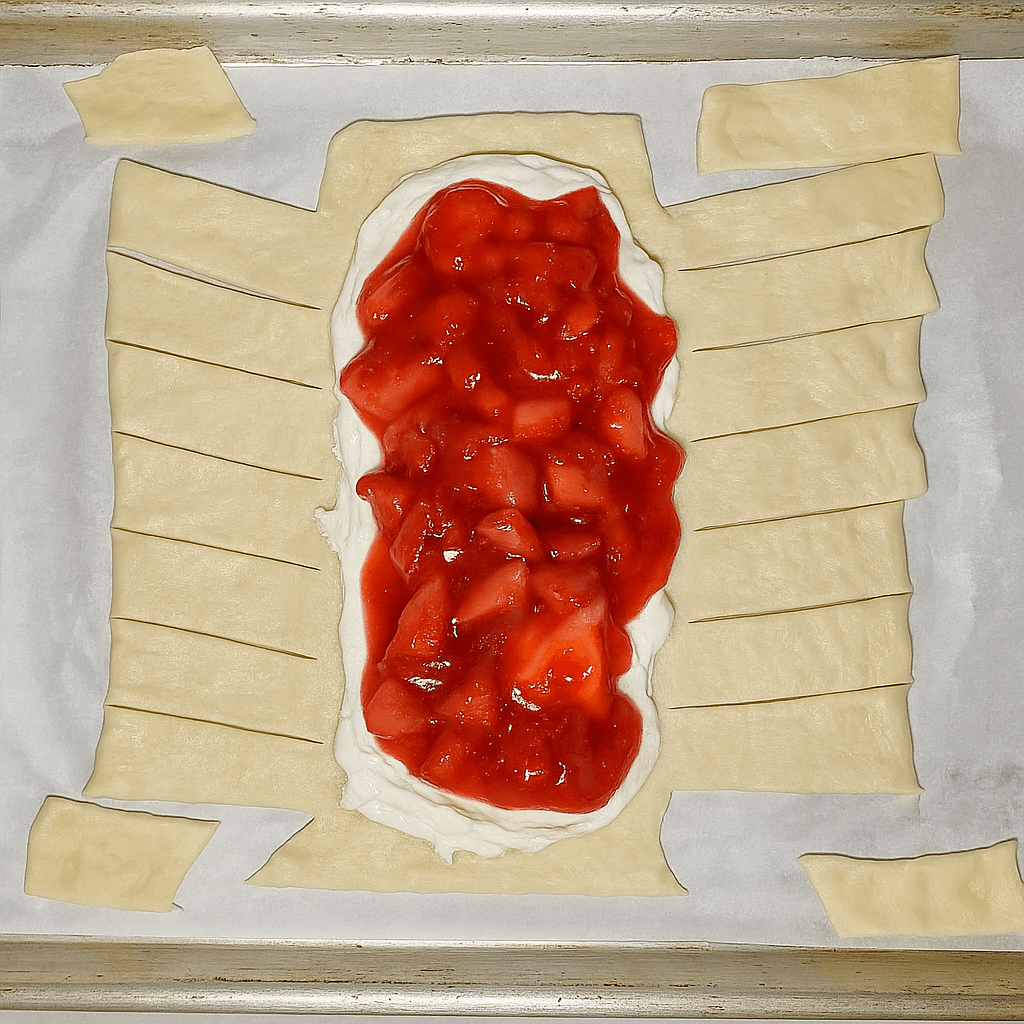 Strawberry Danish Pastry