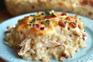 Chicken Alfredo Rice