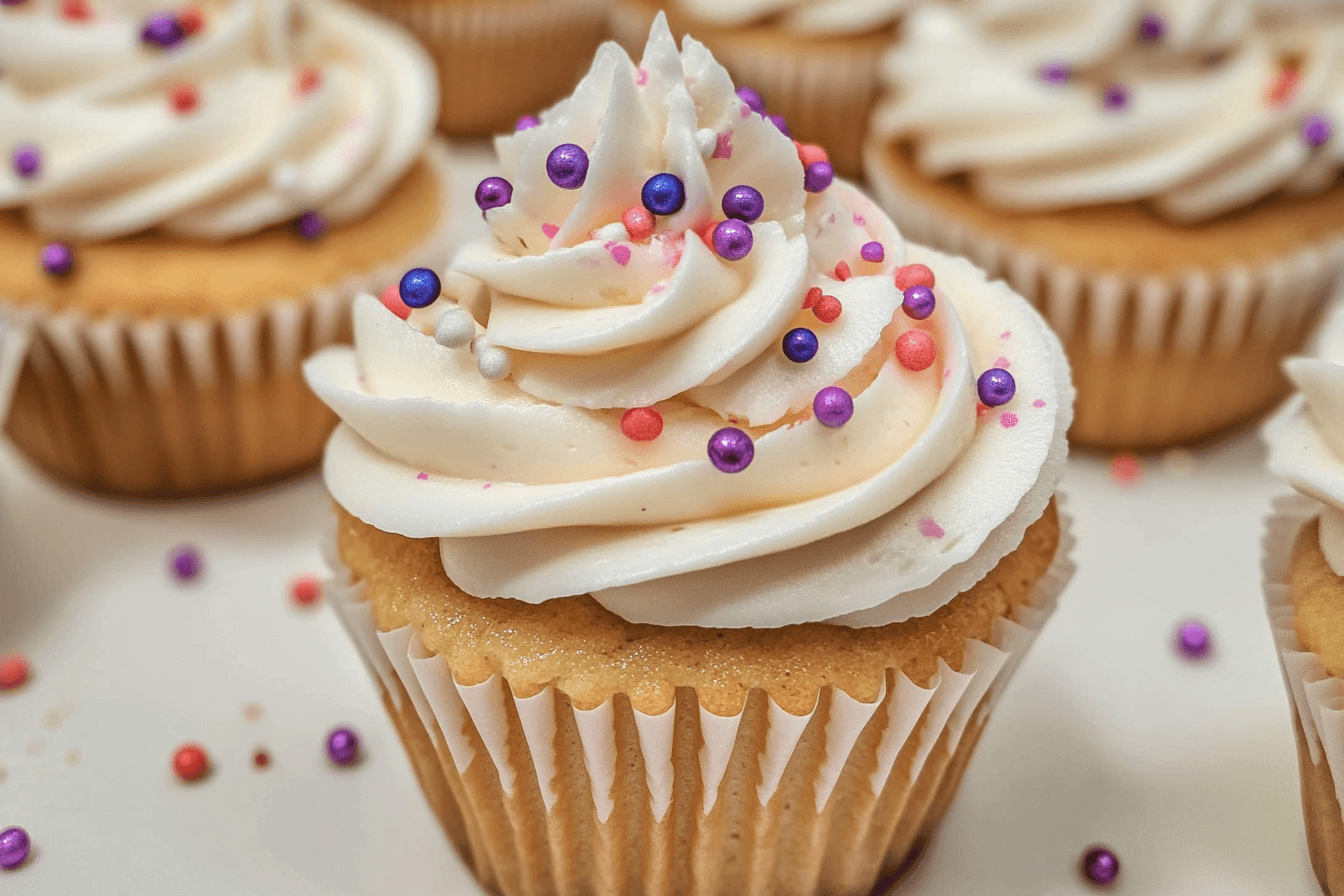 cupcakes vanille frosting