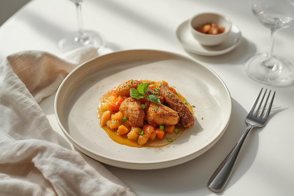 Buffalo Chicken Dip plate