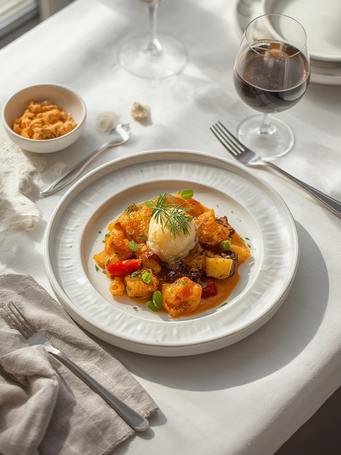 Step by step process of rolling enchiladas