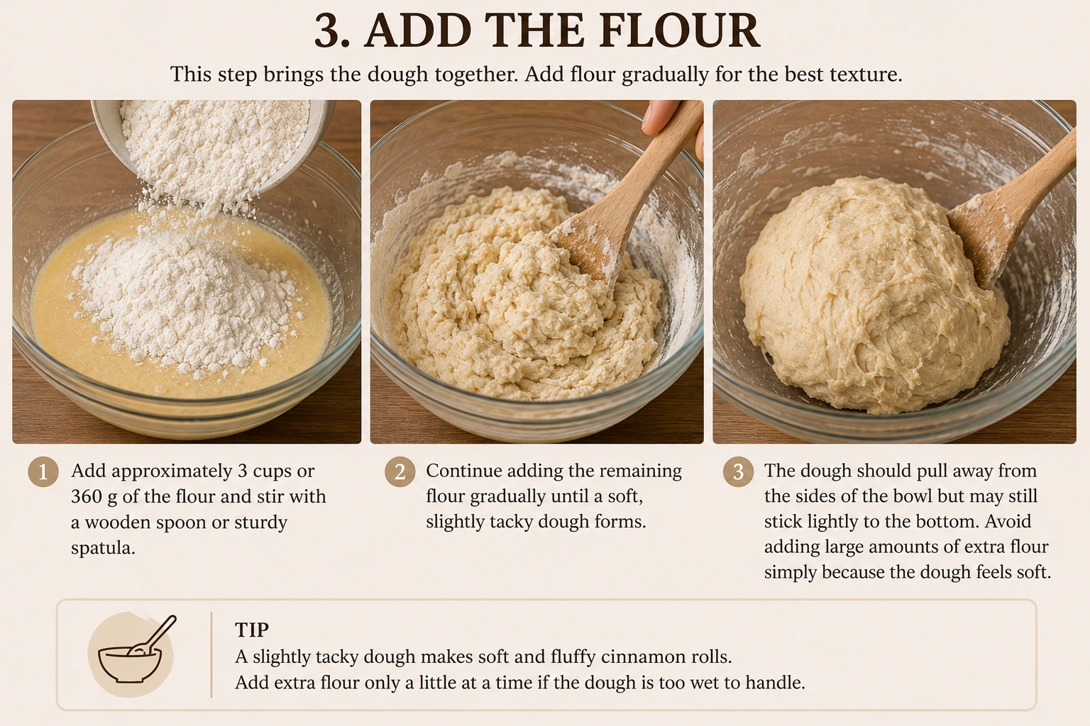 Flour Mixing Dough Tutorial