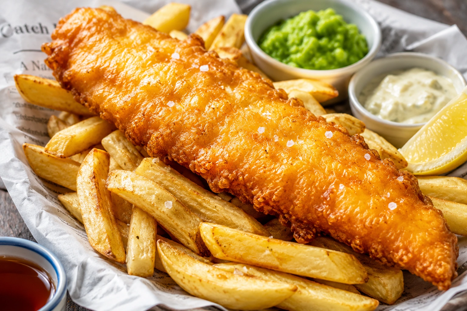British fish and chips recipe