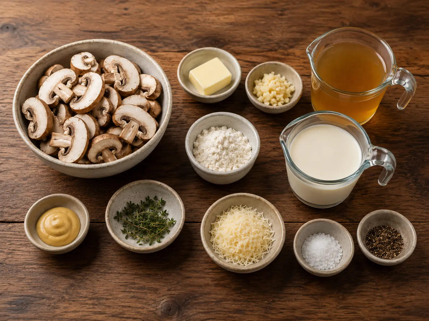 ingredients creamy mushroom chicken over mashed potatoes